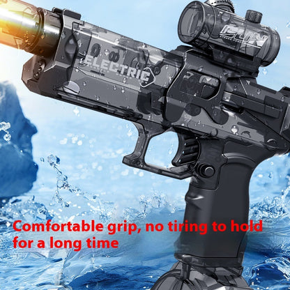 Pistola de agua eléctrica Fire Rat, luz fría, totalmente automática, juguete de verano, deportes, entretenimiento, regalos para niños, AC223