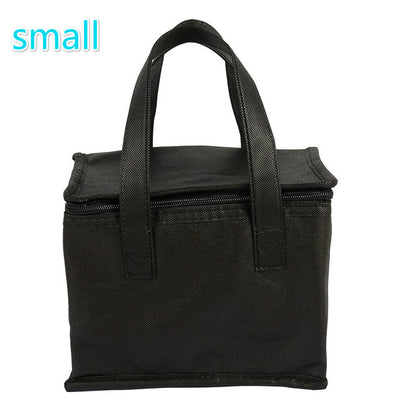 Bolsa de almuerzo portátil con aislamiento, porta bebidas, bolsas térmicas, bolsa de entrega de alimentos
