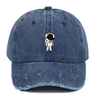 Spaceman verwaschene Vintage Distressed Baseball Cap