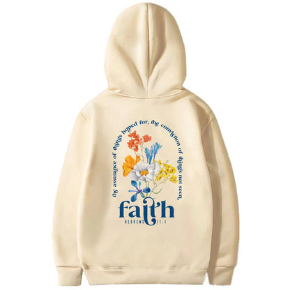 Sudadera con capucha cristiana estética con versículo bíblico para mujer