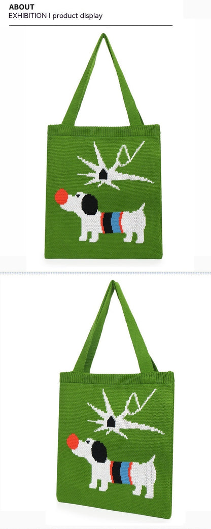 Bolsas de punto para cachorros