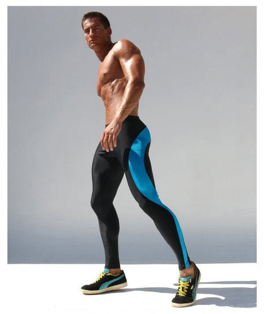 Men Sports Tight Stretch Fitness Pants - BAGMODA