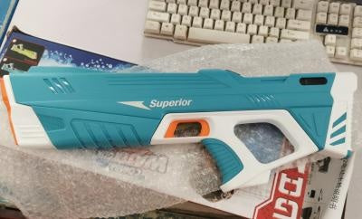 Sommer Vollautomatisches elektrisches Wasserpistolenspielzeug Induktionswasserabsorbierendes High-Tech-Burst-Wasserpistolen-Strand-Outdoor-Wasserkampfspielzeug