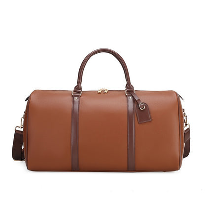 Bolsa de viaje portátil de gran capacidad, con separación de humedad y cuero suave para gimnasio.