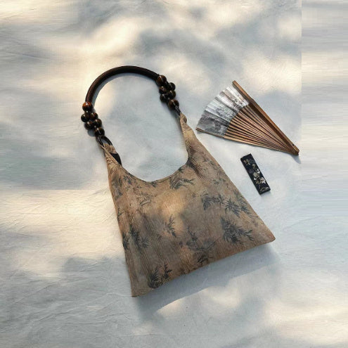 Bamboo Leaf Print Bag