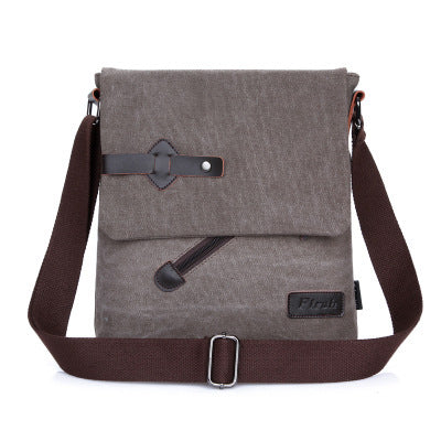 En nombre de una fábrica directa de lona casual, bolsos de hombro para hombres al aire libre y resistentes al viento al por mayor 