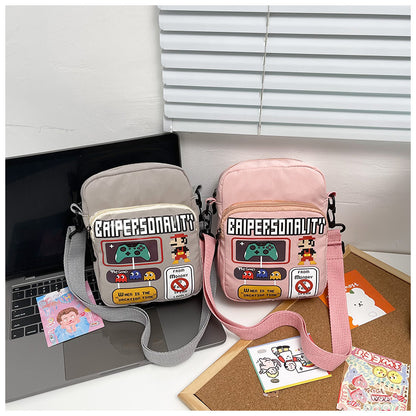Bolso pequeño, nuevo y moderno, para teléfono móvil de chicas estudiantes, estilo japonés, pequeño, fresco, tipo mensajero, pan suave.