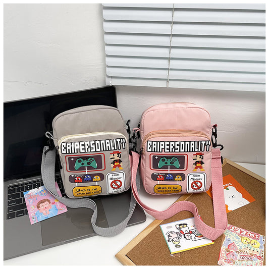 Bolso pequeño, nuevo y moderno, para teléfono móvil de chicas estudiantes, estilo japonés, pequeño, fresco, tipo mensajero, pan suave.