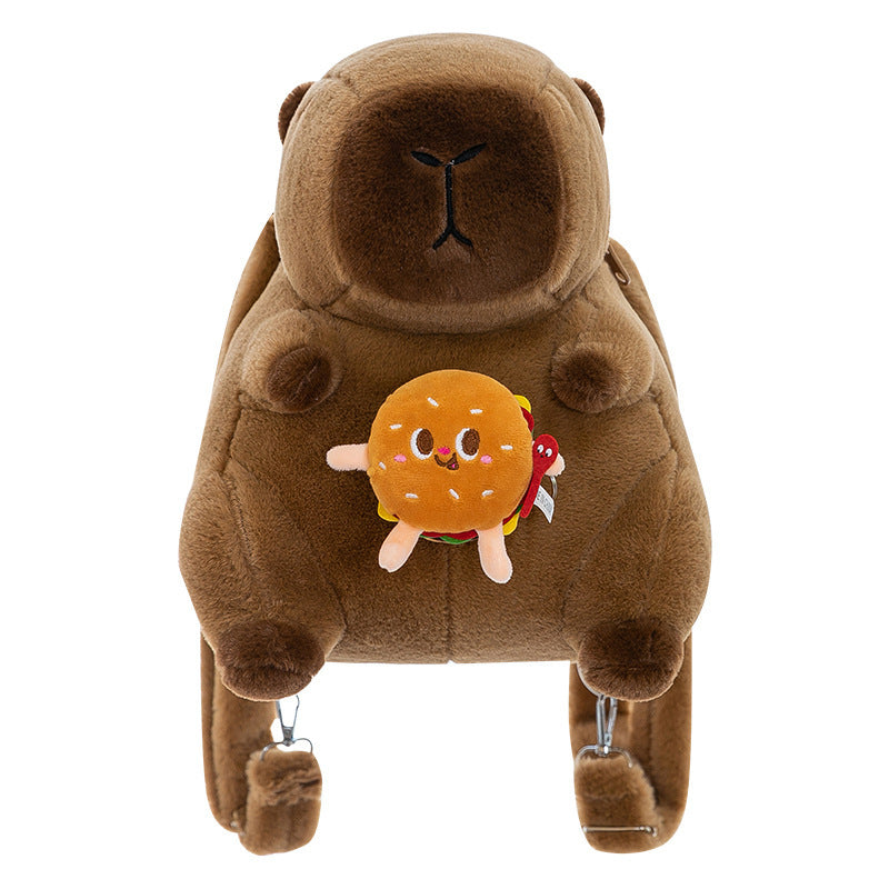 Capybara Rucksack Plüschtier Kreativer Rucksack