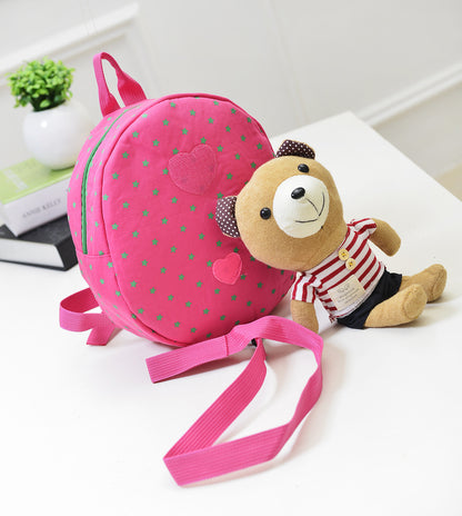 Bonita mochila antipérdida para bebé con diseño de oso de dibujos animados