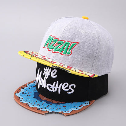 Gorra de béisbol de ala plana con esquinas faltantes, ideal para hombres y mujeres, para deportes al aire libre y a prueba de sol.