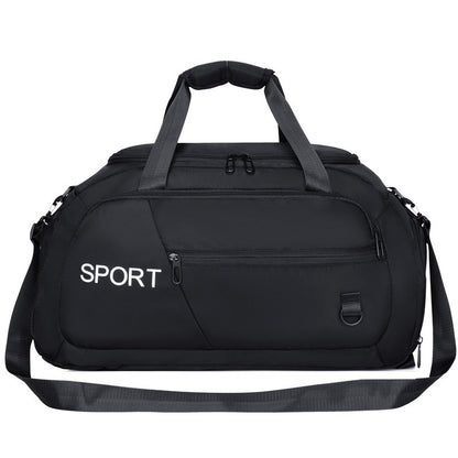 Gepäcktaschen für Frauen Handtasche Oxford Herren Fitness Gym Umhängetasche Wasserdichter Sport Reiserucksack mit Schuhfach