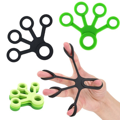 Dispositivo de agarre de silicona para ejercitar los dedos, ejercitador de agarre de mano para artritis, fortalece el entrenamiento de rehabilitación y alivia el dolor.