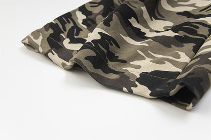 Pantalones deportivos holgados de camuflaje para mujer