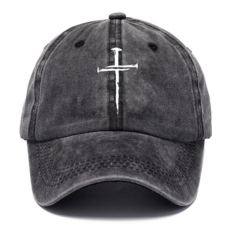 Washed Cotton Printed Old Dad Hat Men's Retro