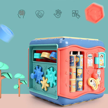 Juguetes educativos de hexaedro para bebés 