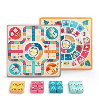 Kinderspielzeug Fliegendes Schach Interaktives Eltern-Kind-Spiel Schachbrett Kinderbrettspiel Spielzeug Puzzle Jump Checkers