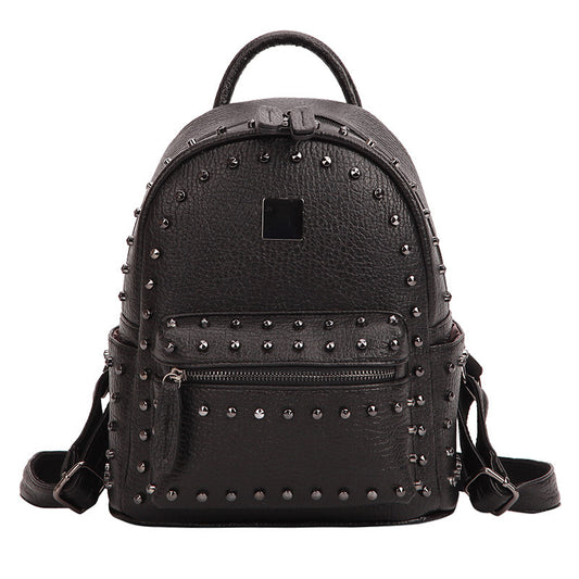 LuxeBolt Rivet Backpack