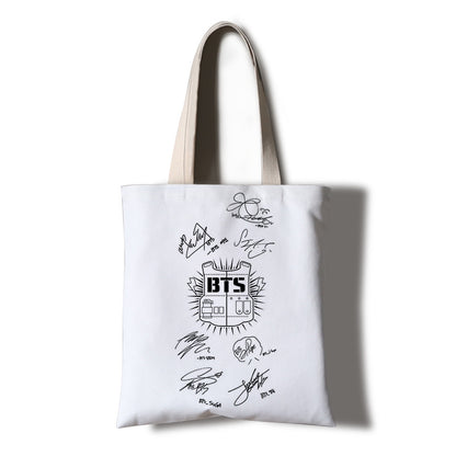 Handbag student letter art travel tutorial bag