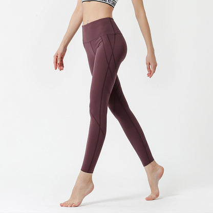 Pantalones de fitness para mujer, pantalones de yoga ajustados y elásticos.