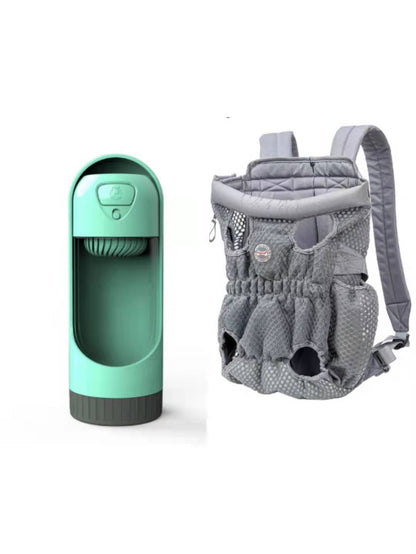Mochila transportadora de mascotas para viajes al aire libre, de malla, transpirable, para el hombro