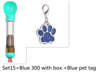 Vaso de agua multifuncional para mascotas Para llevar con el perro