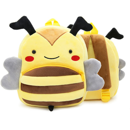 Bonitas mochilas de peluche para guardería, mochilas escolares de dibujos animados, juguetes de animales para niños.