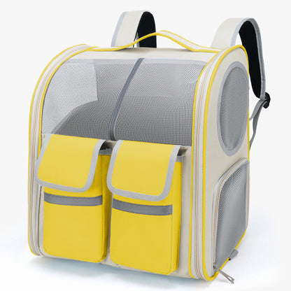 Trolley-Tasche für Haustiere, Katzentasche, große Kapazität, tragbar, atmungsaktiv