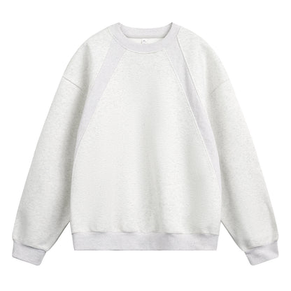 Heavy Space Cotton Round Neck Sweater Men's Autumn