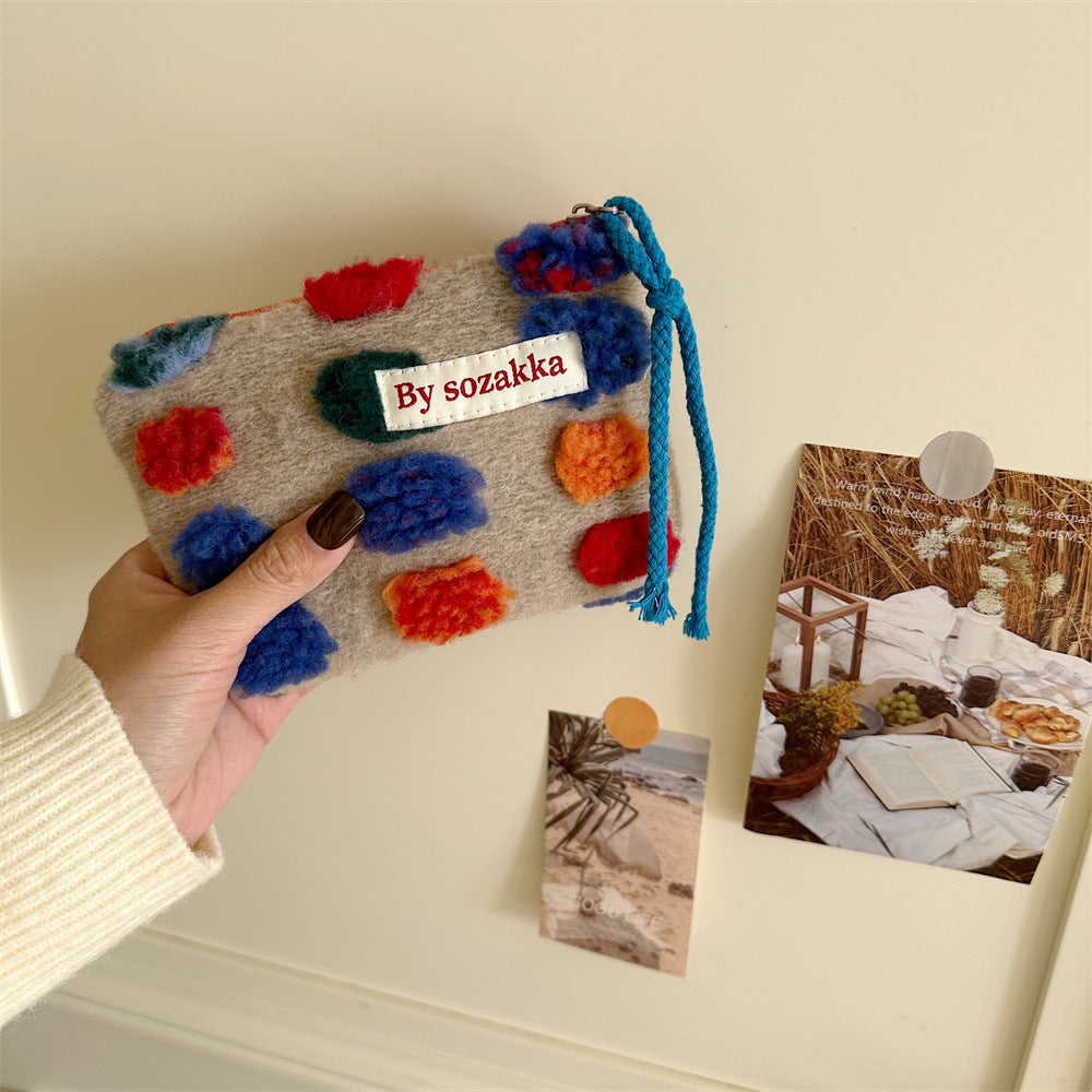 Plush Bucket Portable Shoulder Bag