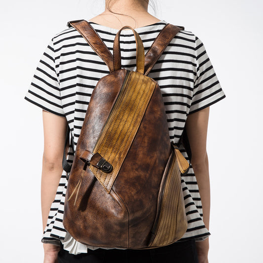Aurévia Leather Backpack