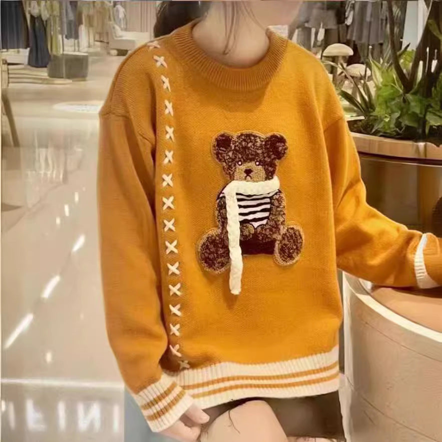 Loose And Lazy Style Fashion Knitwear Women