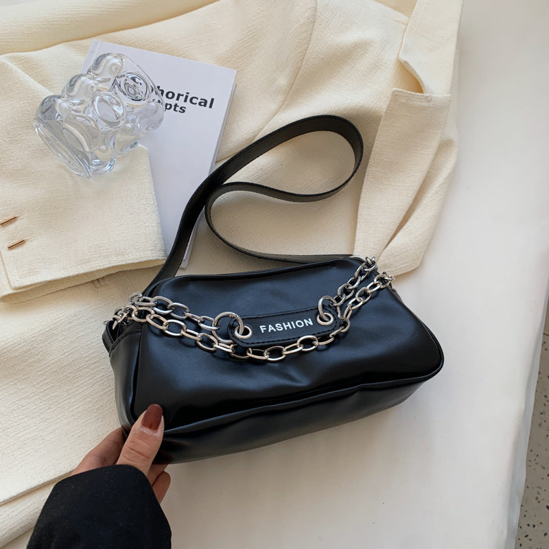 Trendy Texture Chain Bag