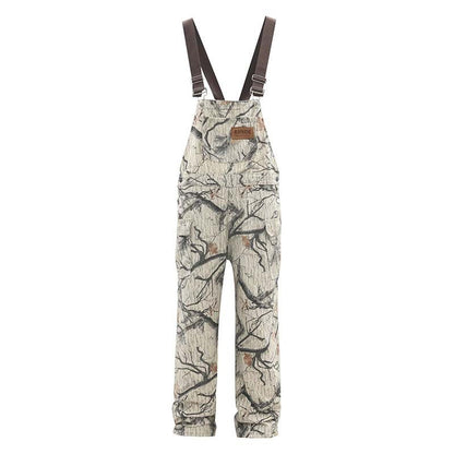 American Retro Branch Deciduous Camouflage Suspender Pants Men And Women - BAGMODA