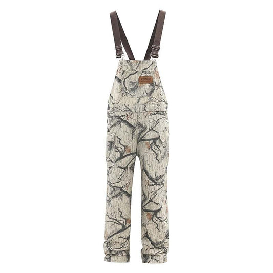 American Retro Branch Deciduous Camouflage Suspender Pants Men And Women - BAGMODA
