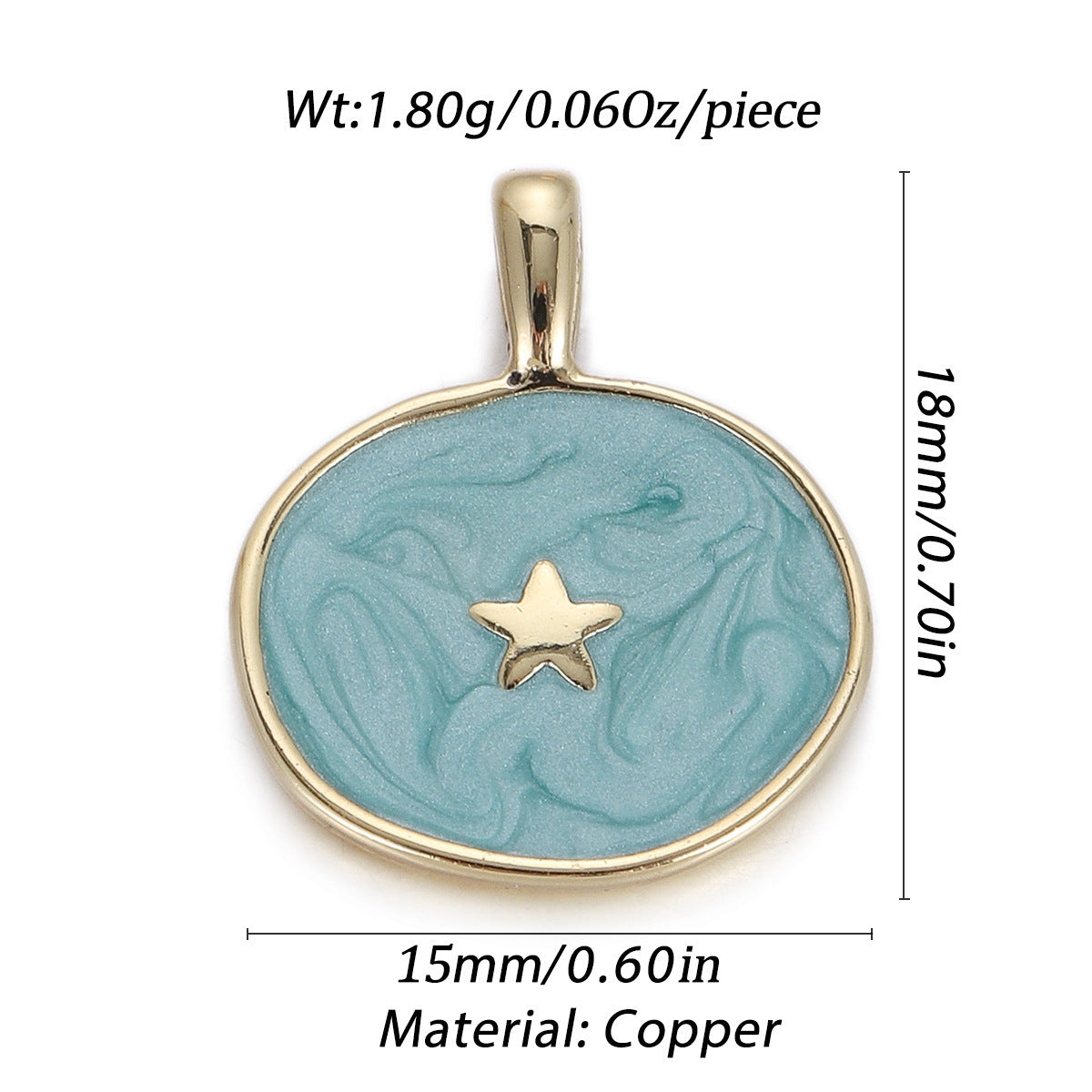 Drop Oil Bow Sunflower Pendant Diy Bracelet Necklace