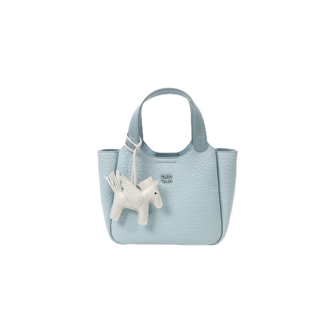 Tote Bag Women's Light Blue Commuter Portable Shoulder Messenger Bag
