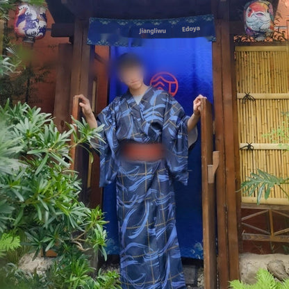 Kimono japonés tradicional de ropa formal para hombres