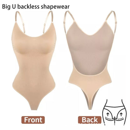 Nahtlose, rückenfreie Shapewear in Übergröße