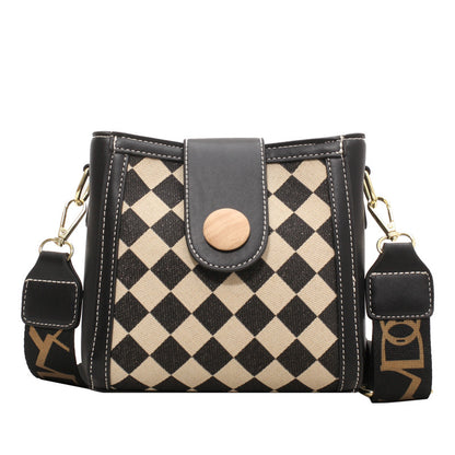 Bolso vintage de cuadros