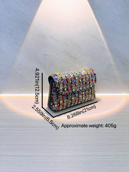 GleamGlitz Diamond Crossbody - BAGMODA