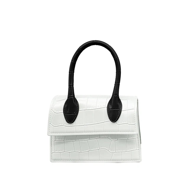 Vibrant Crocodile Pattern Jelly Mini Purse