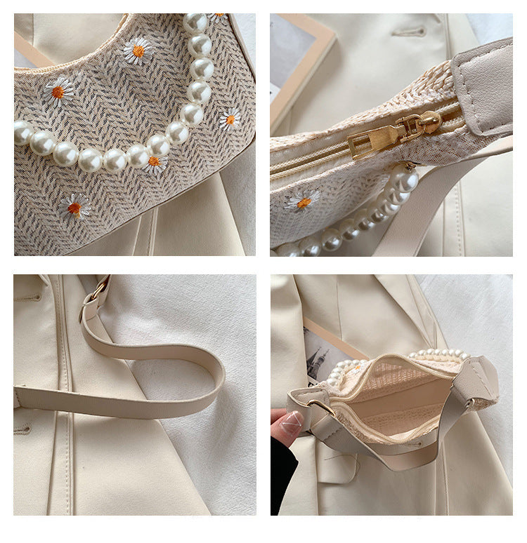SunnyBloom Straw Woven Bag
