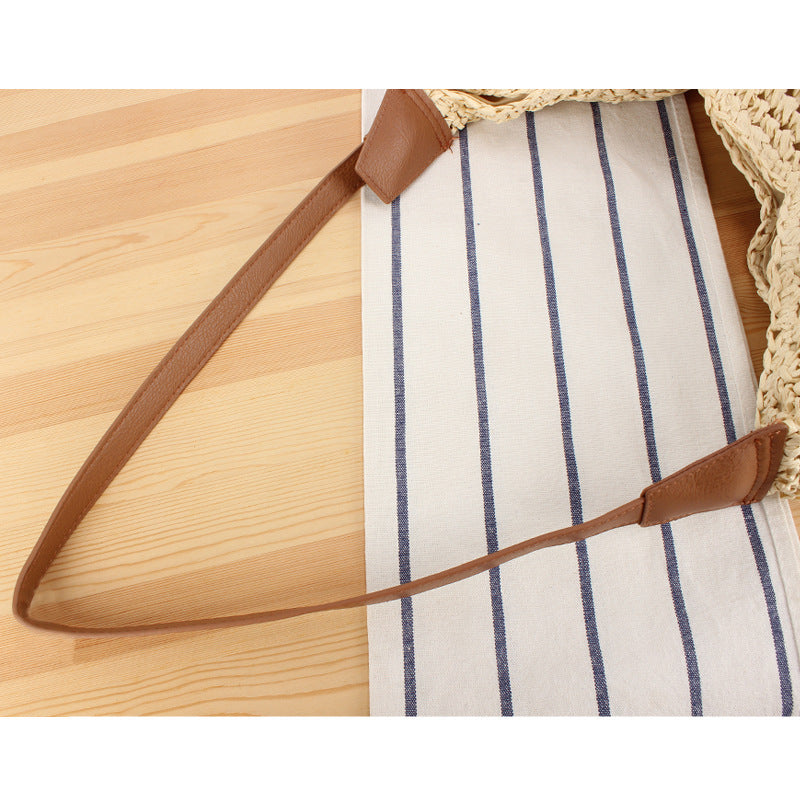 Casual Minimalist Straw Carry Bag