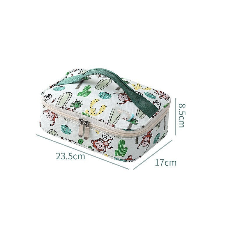 Students Carry Insulated Lunch Bag With Rice Preservation Bag