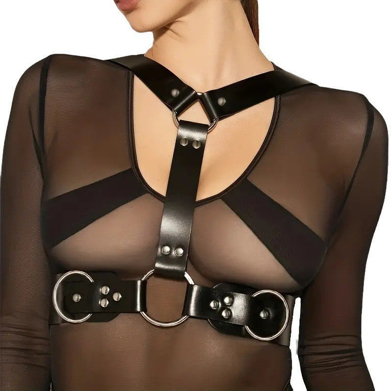 Leder-Shapewear, Anzieh-Nachtclub-Bindungsrequisiten