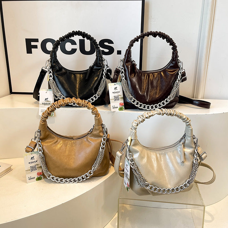Pleated Crossbody