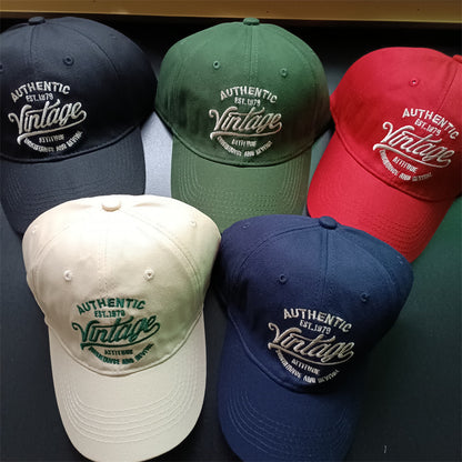Gorra de béisbol con visera y bordado de letras europeas y americanas para hombres y mujeres