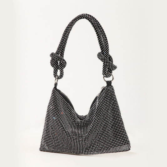 Diamond-embedded Evening Bag
