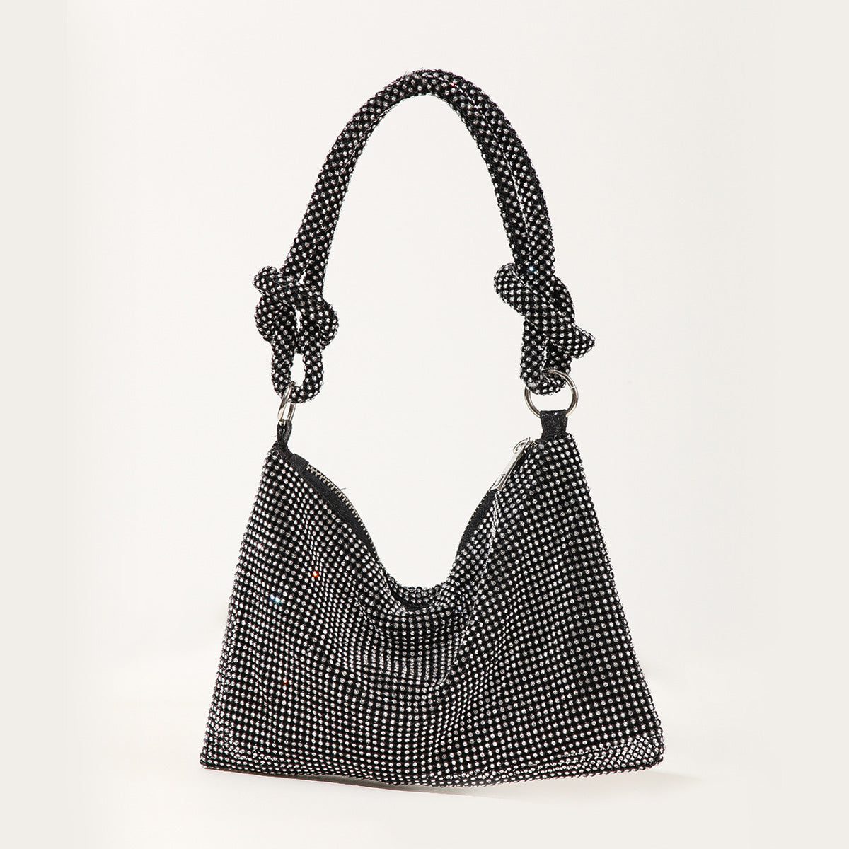 Diamond-embedded Evening Bag